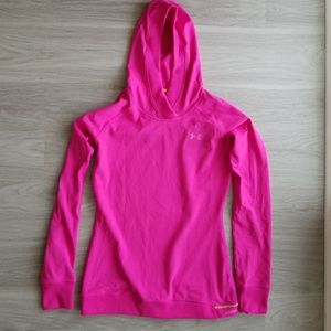 Pink Under Armour Pullover With Hood